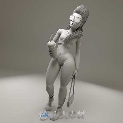 如何使用ZBrush和Maya制作运动型女性模型 只需这十个步骤