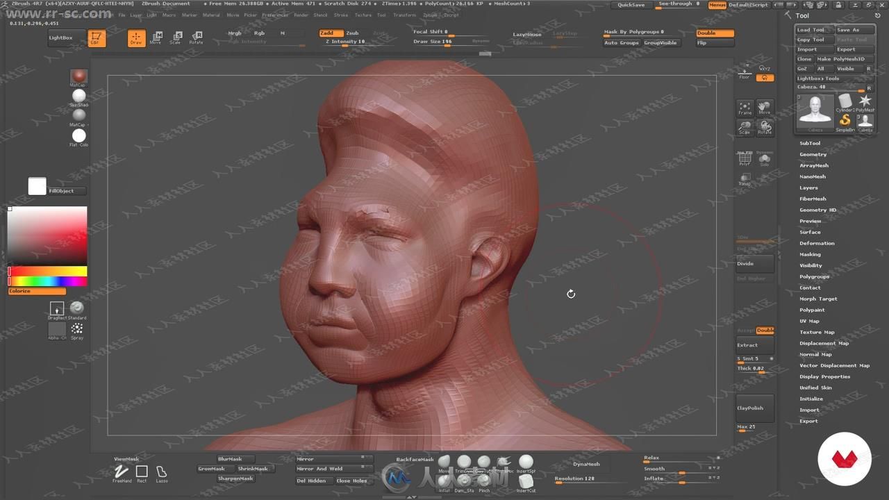 国外动画师精美3D角色塑造Zbrush视频教程