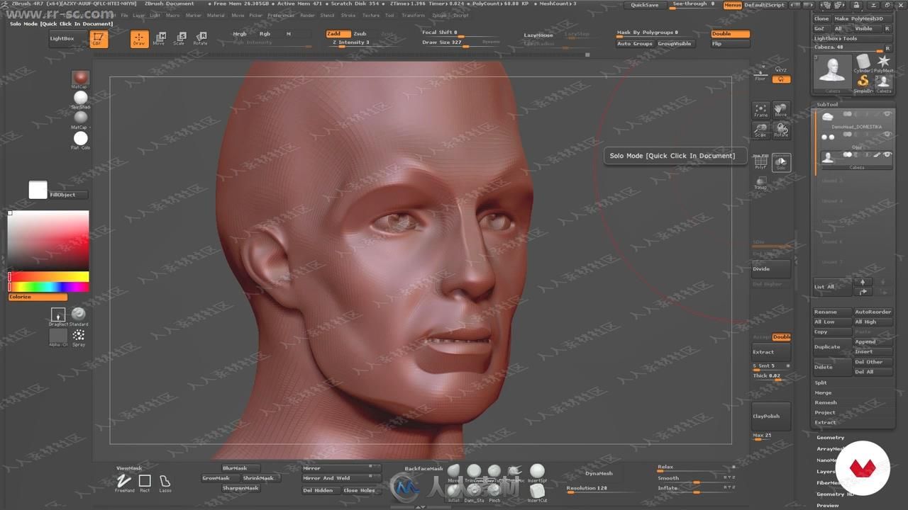 国外动画师精美3D角色塑造Zbrush视频教程