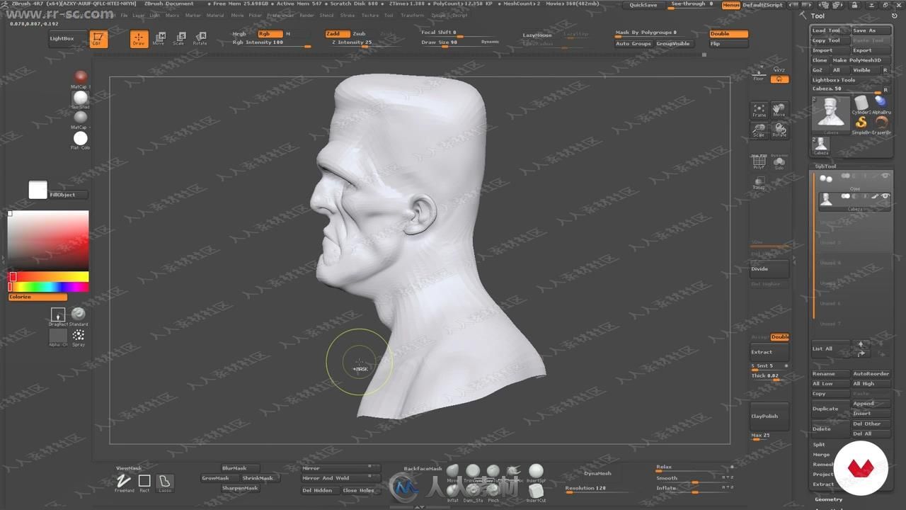 国外动画师精美3D角色塑造Zbrush视频教程