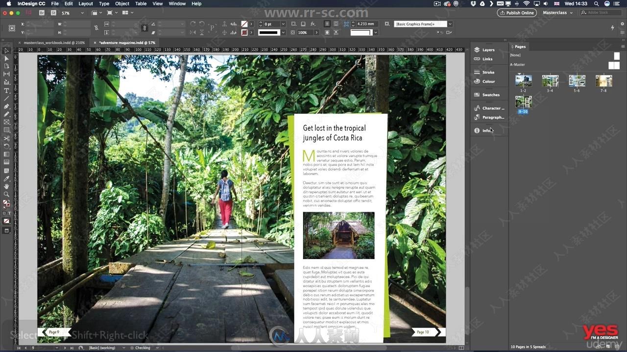 InDesign CC 2019排版设计大师班训练视频教程