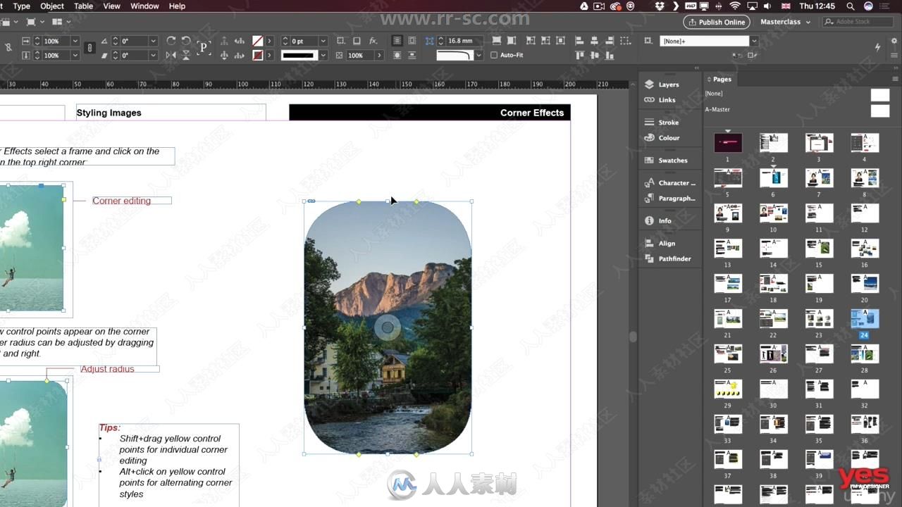 InDesign CC 2019排版设计大师班训练视频教程