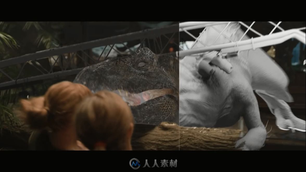 影片《侏罗纪世界2:失落王国》视觉特效解析视频 恐龙和环境特效的制作过程