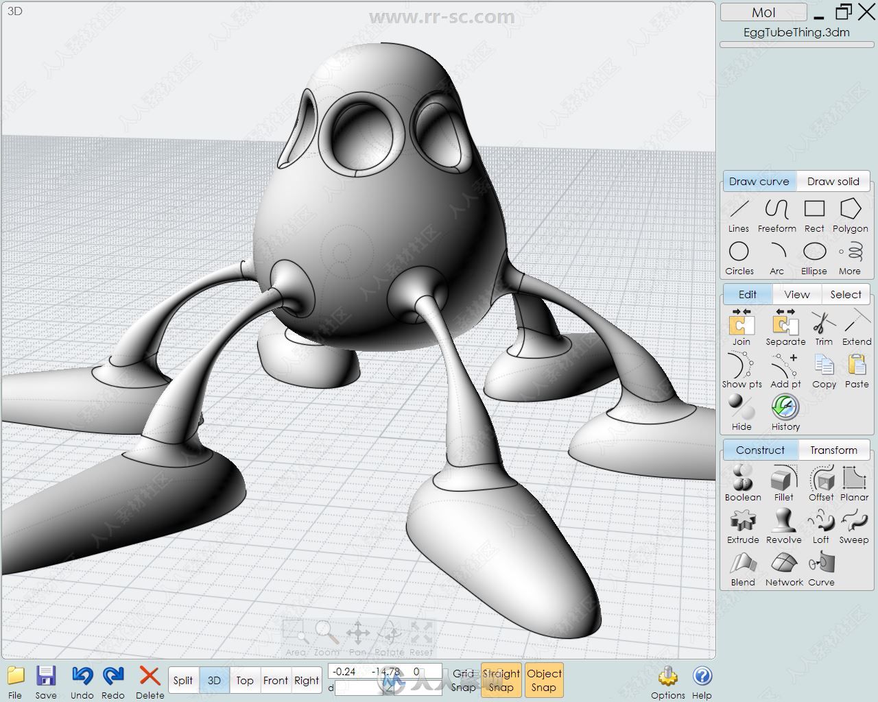 Moi3D三维建模软件V3.0 Beta版