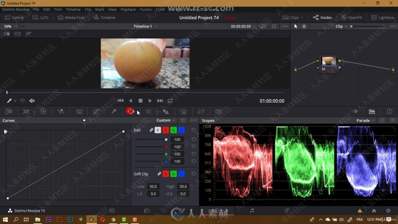 DaVinci Resolve 15达芬奇影视后期编辑基视频教程