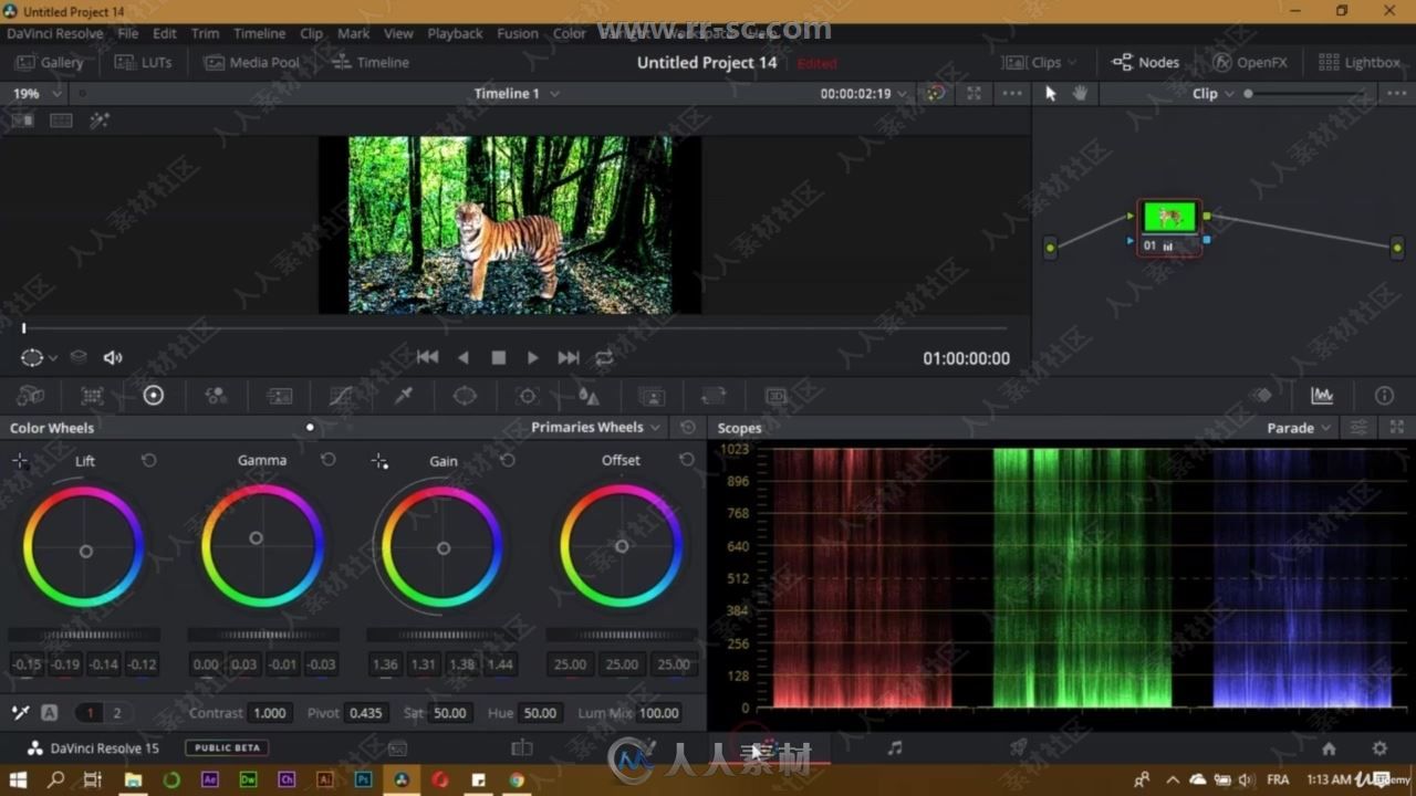 DaVinci Resolve 15达芬奇影视后期编辑基视频教程