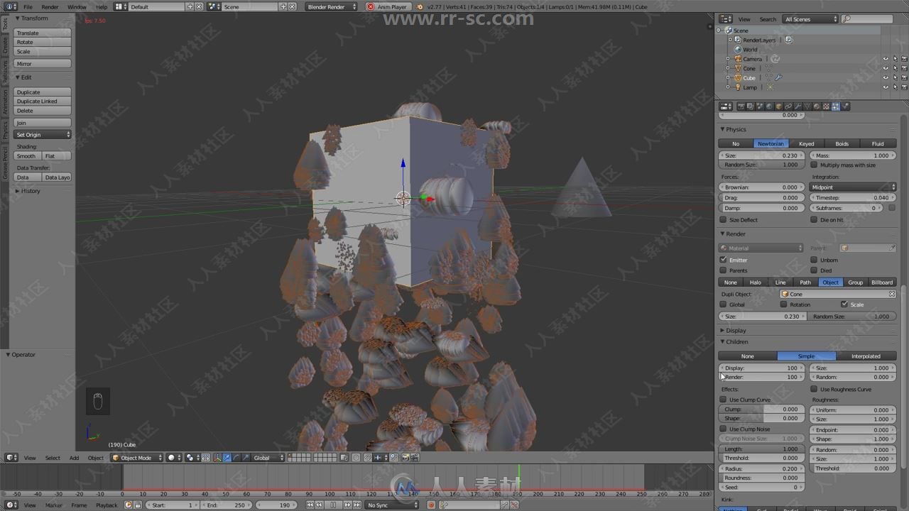 Blender三维动画核心技术全面训练视频教程