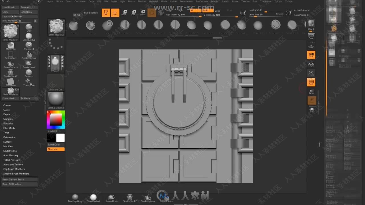 25小时ZBrush雕刻设计国外大师级视频教程