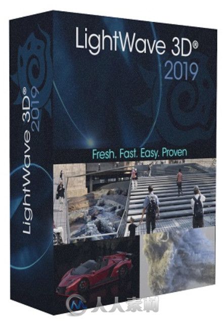 NewTek LightWave 3D三维建模与动画制作软件V2019版