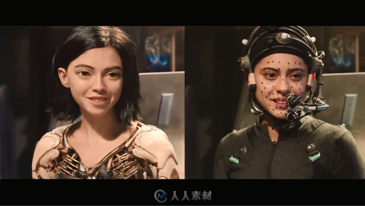 影片《阿丽塔:战斗天使》幕后制作解析视频 CG女主角的动作捕捉过程解析