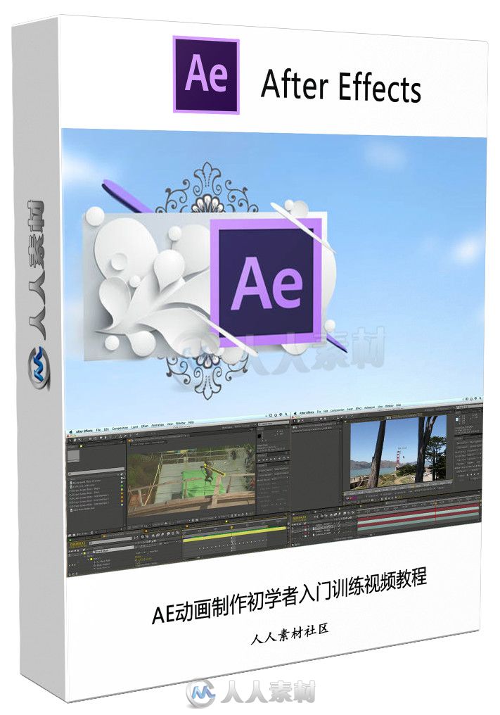 AE动画制作初学者入门训练视频教程