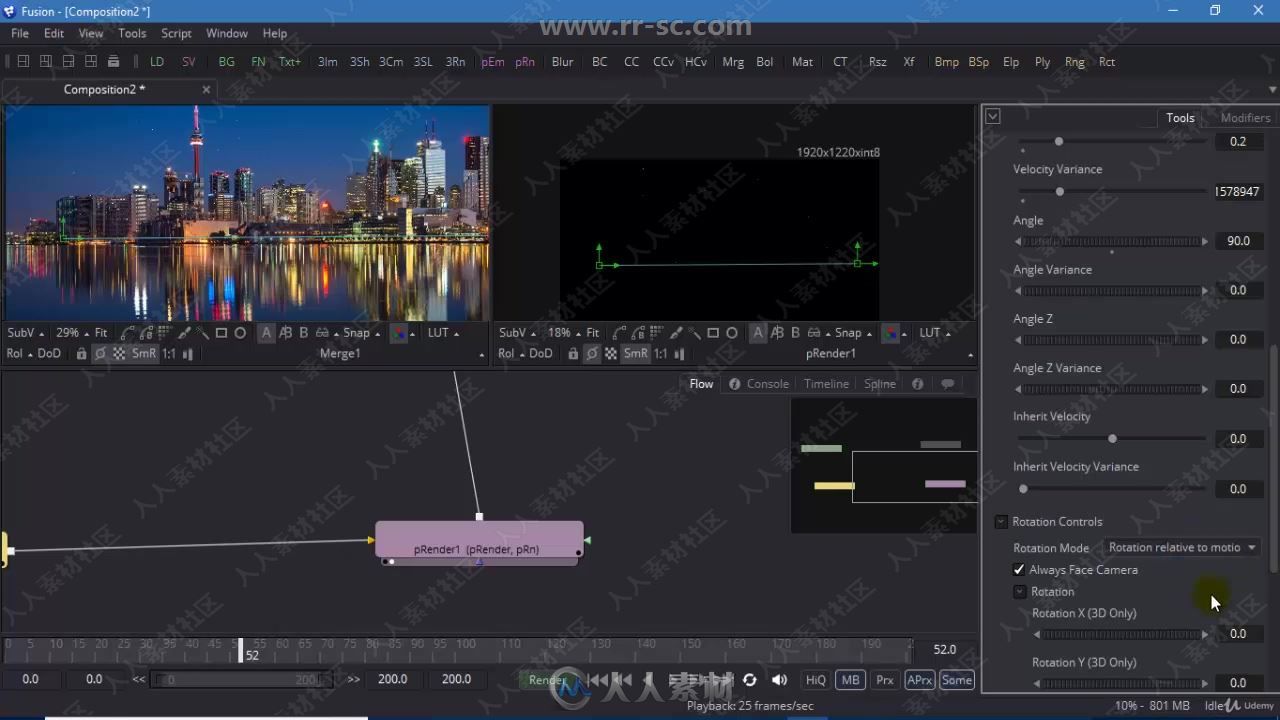 Fusion粒子特效制作核心技术训练视频教程