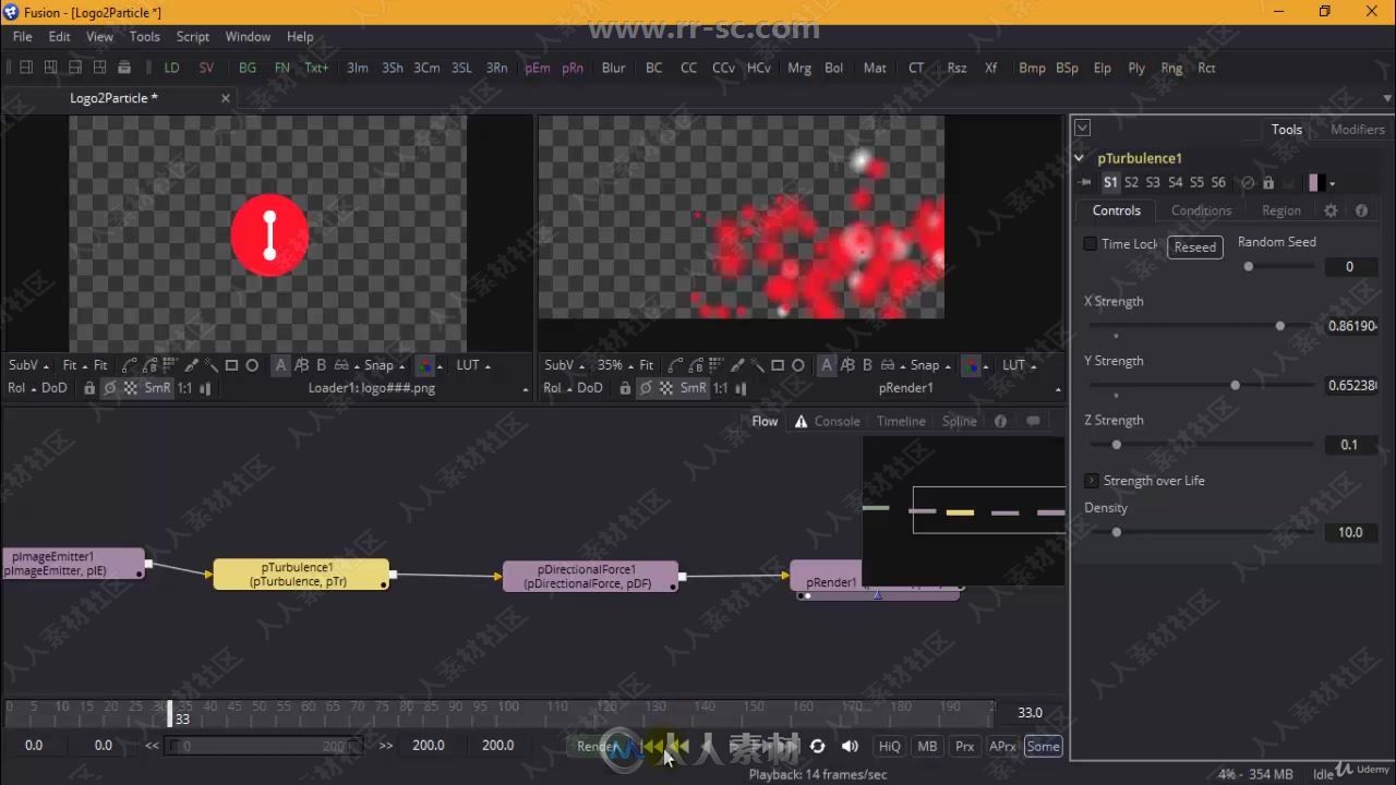 Fusion粒子特效制作核心技术训练视频教程