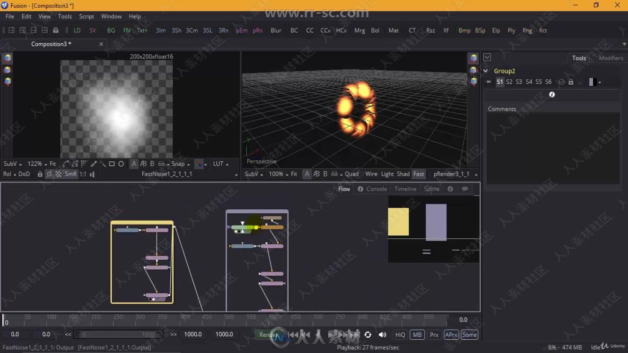 Fusion粒子特效制作核心技术训练视频教程