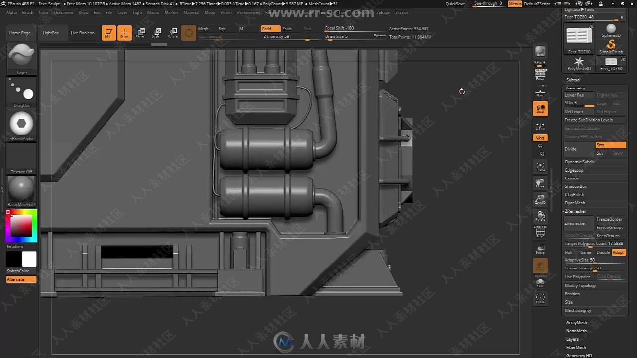 3dsmax高精度游戏道具制作视频教程第四季