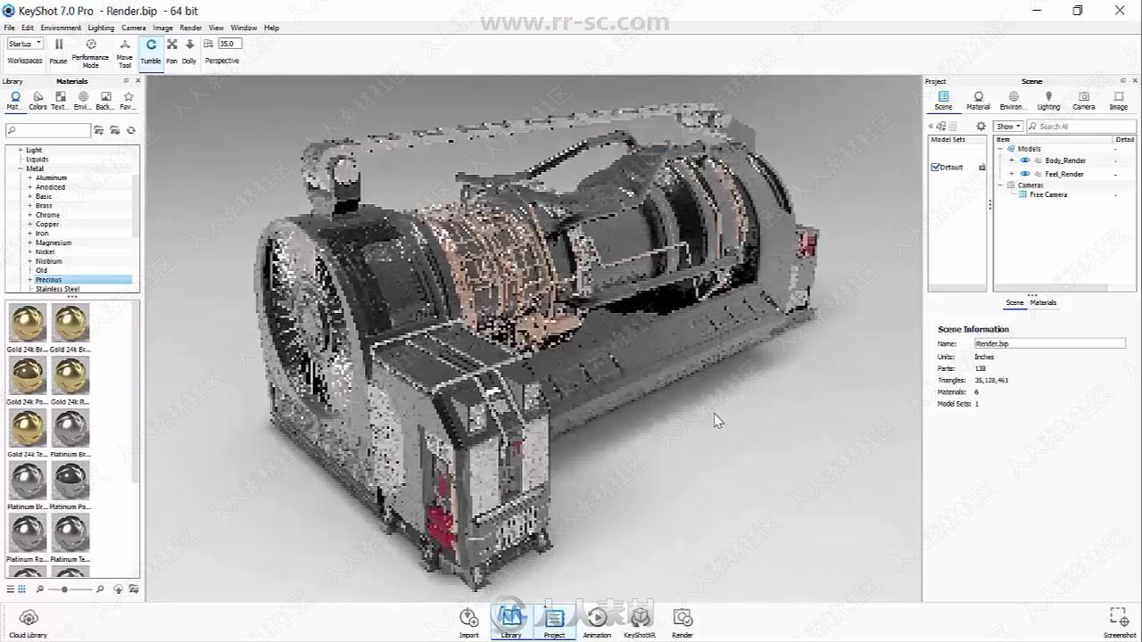 3dsmax高精度游戏道具制作视频教程第四季