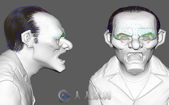 使用ZBrush软件制作Hannibal Lecter角色模型 详细制作步骤解析