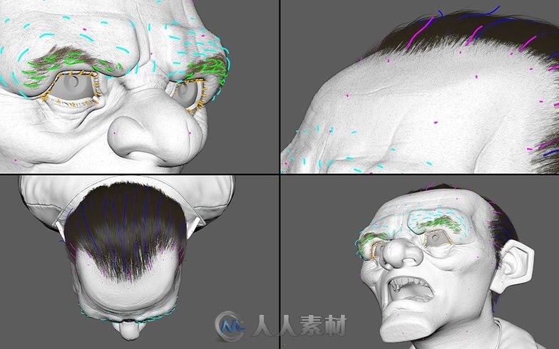 使用ZBrush软件制作Hannibal Lecter角色模型 详细制作步骤解析