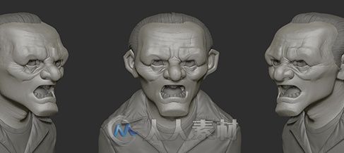 使用ZBrush软件制作Hannibal Lecter角色模型 详细制作步骤解析