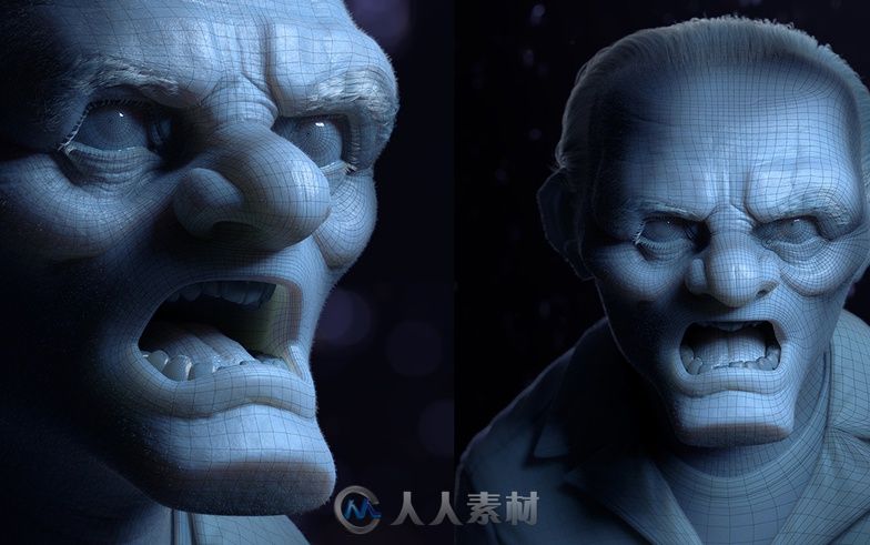 使用ZBrush软件制作Hannibal Lecter角色模型 详细制作步骤解析