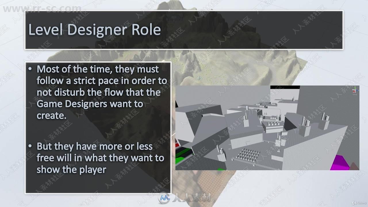 游戏关卡设计基础入门训练视频教程