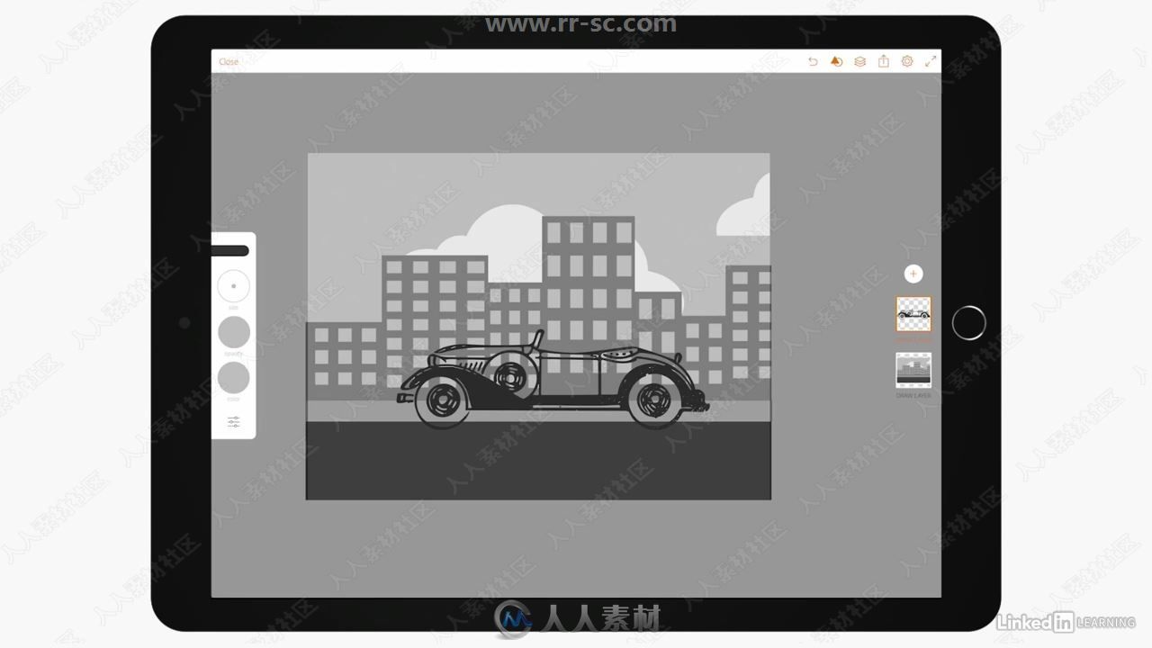 Illustrator Draw平板移动端插画绘图视频教程