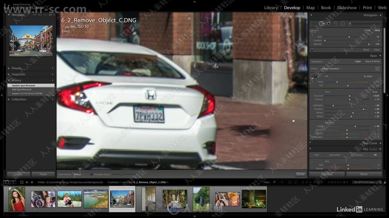 Lightroom Classic CC照片快速修复技巧视频教程