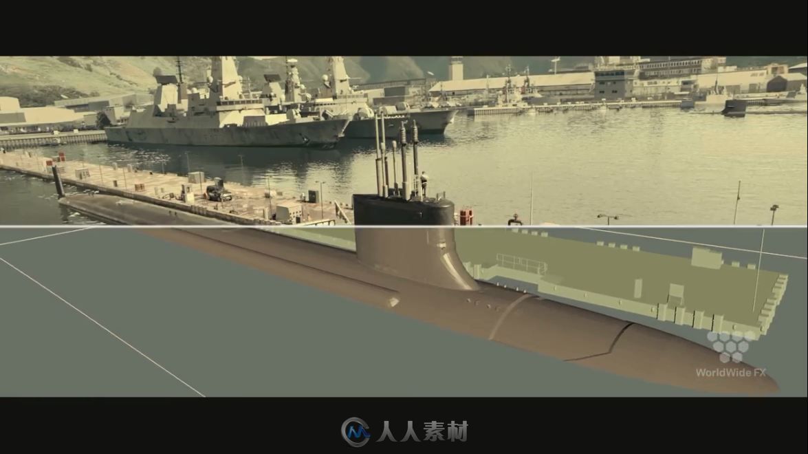 影片《冰海陷落（Hunter Killer）》视觉特效解析视频 画面十分震撼