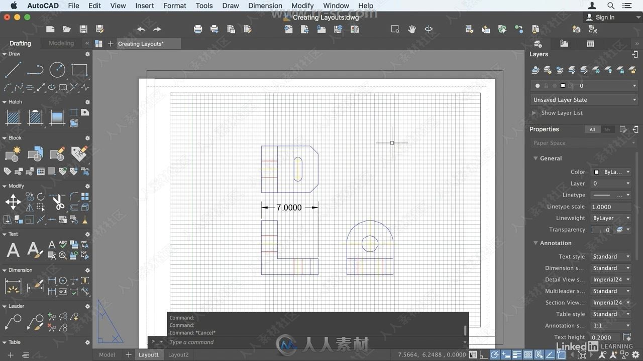 AutoCAD Mac 2019基础入门训练视频教程