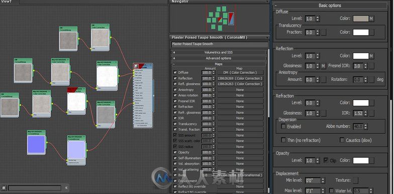 创建质朴客厅并添加纹理的过程解析 3ds Max、Corona和Photoshop软件的应用