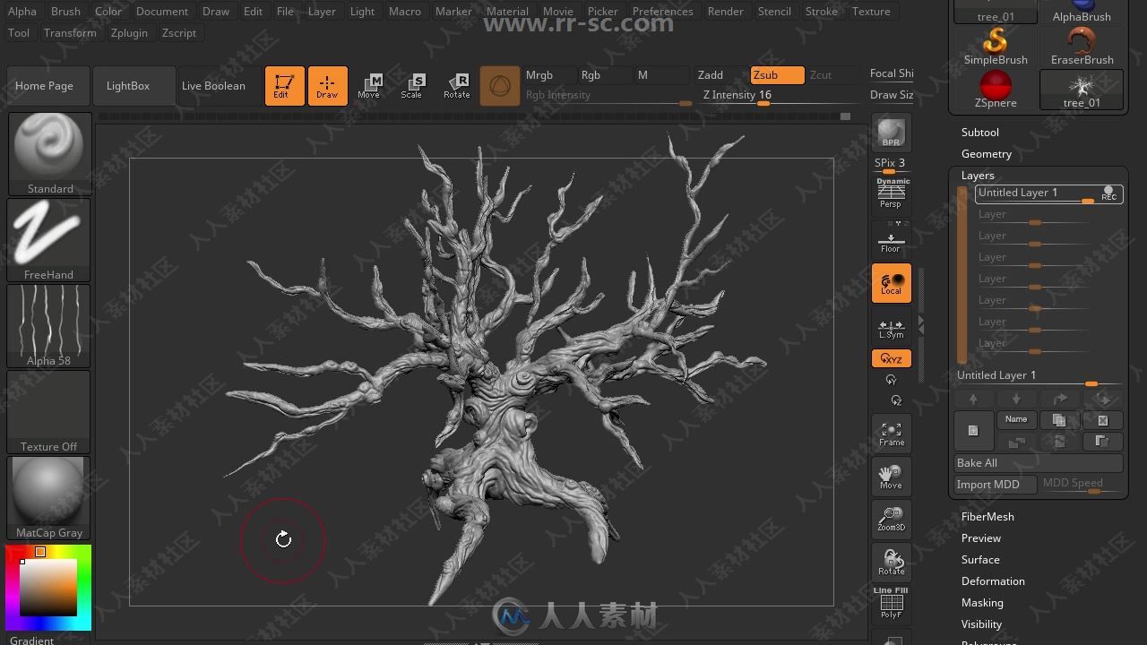 ZBrush超精细墓地游戏场景制作视频教程第二季