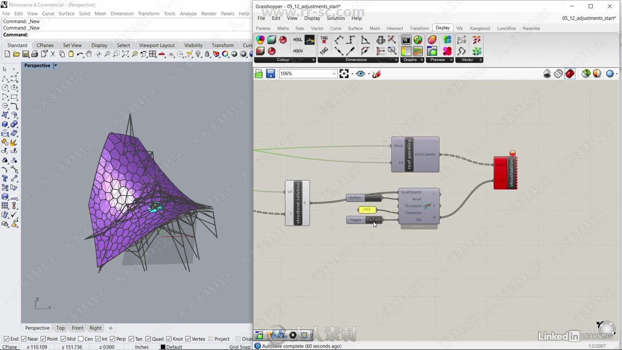 Rhino中Grasshopper可视化建筑设计训练视频教程