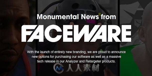 Faceware公司宣布其人脸运动捕捉系统大幅度降价 所有产品都新增了租赁价格选项