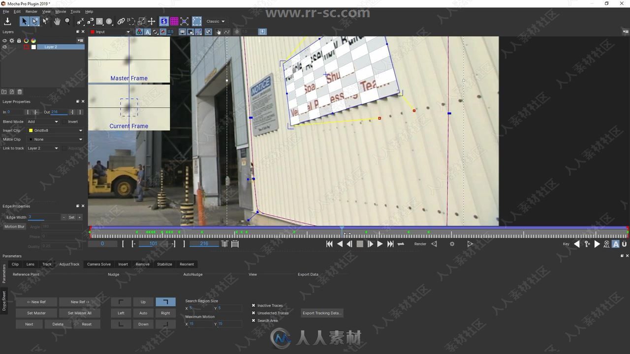 AE中Mocha pro跟踪插件使用技术视频教程