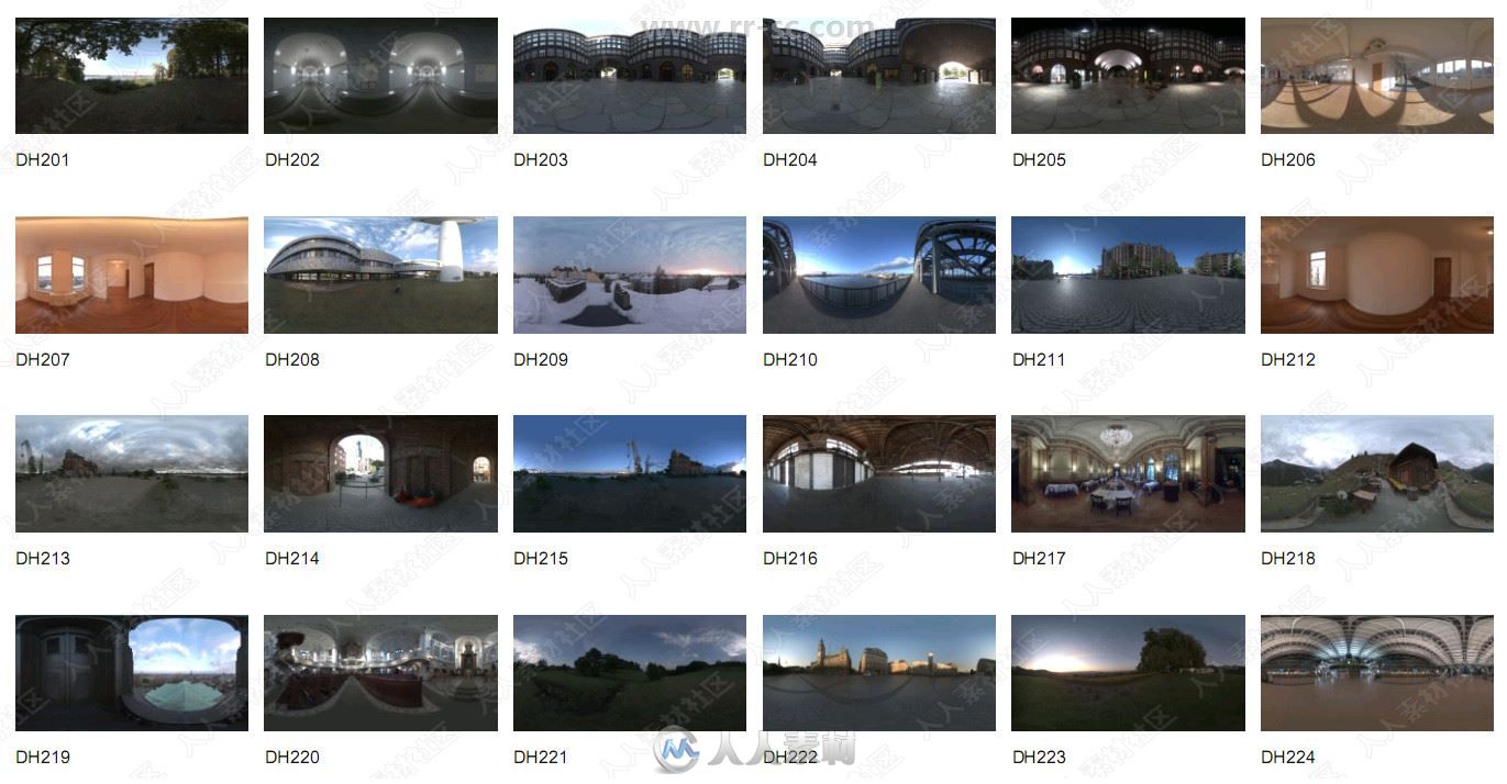 DOSCH HDRI高动态贴图图像2019年度合集