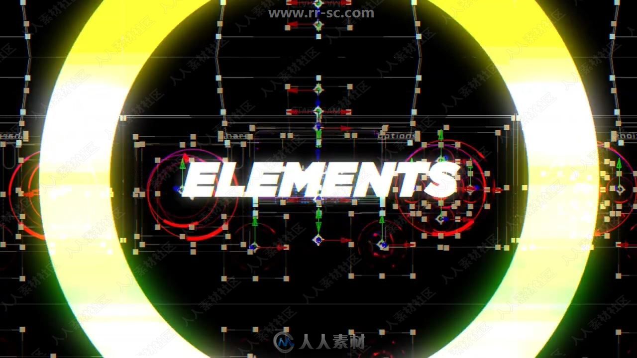 AE与C4D炫酷残像视效实例制作视频教程