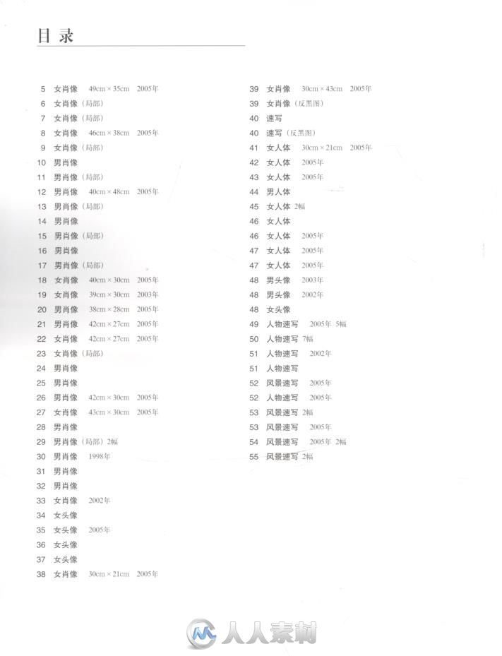 俄罗斯列宾美术学院绘画基础教学速写