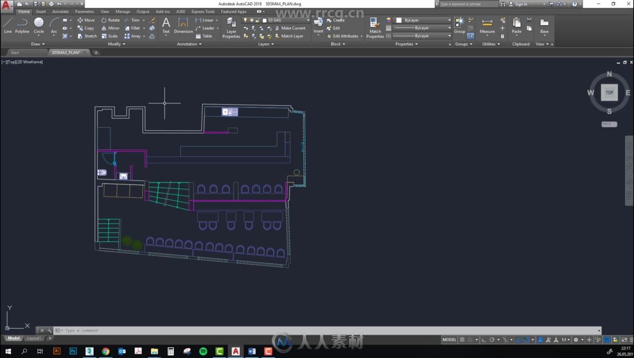 3dsmax咖啡厅餐厅室内建筑设计视频教程