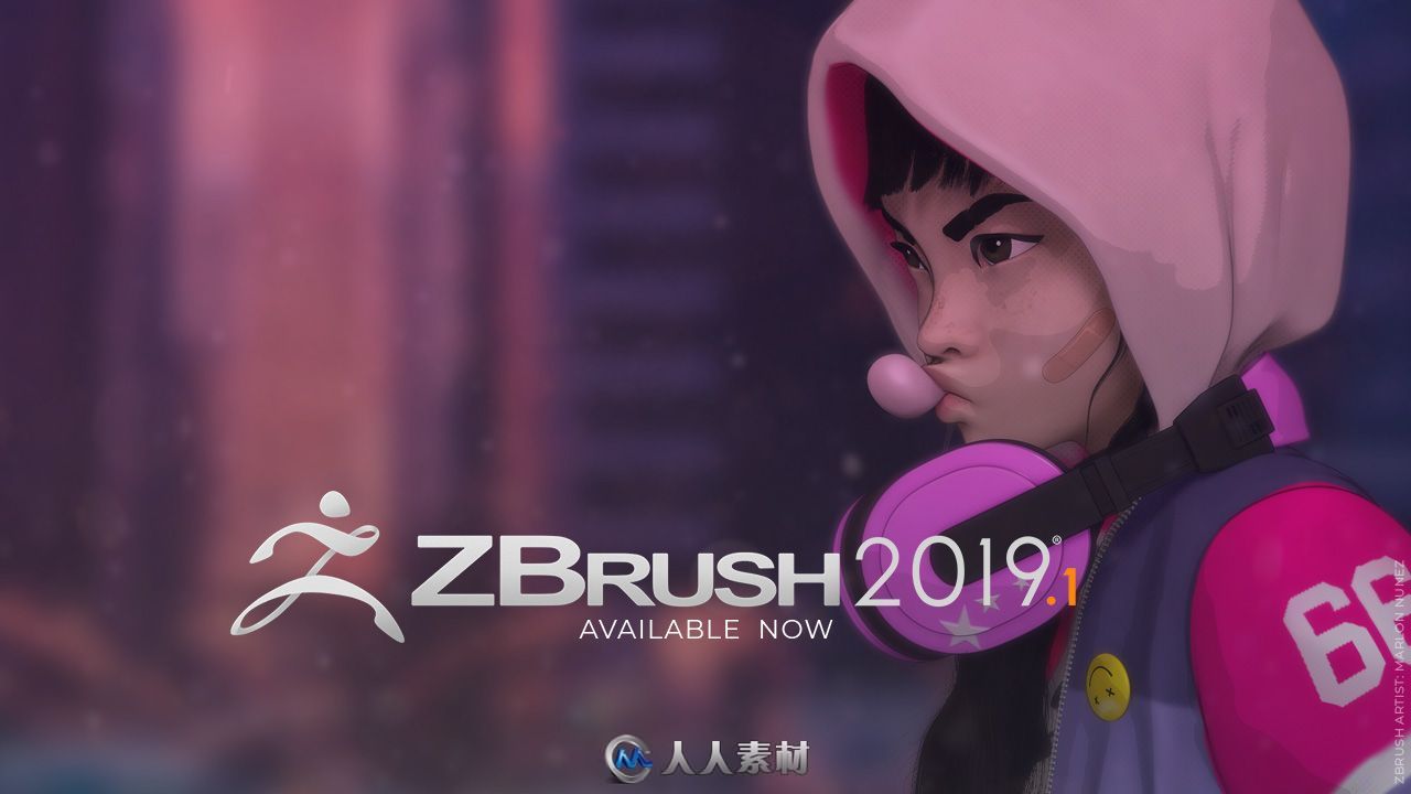 ZBrush数字雕刻和绘画软件V2019.1.2 Win版