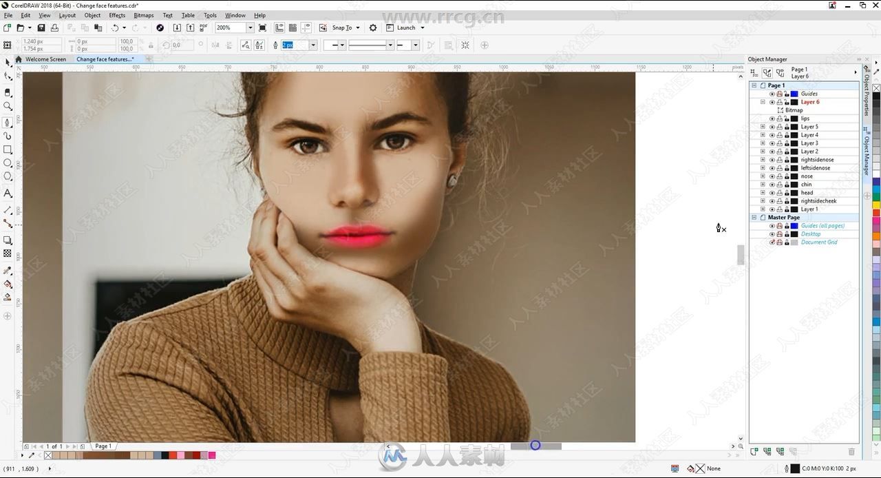 CorelDRAW 2018图片编辑技巧训练视频教程