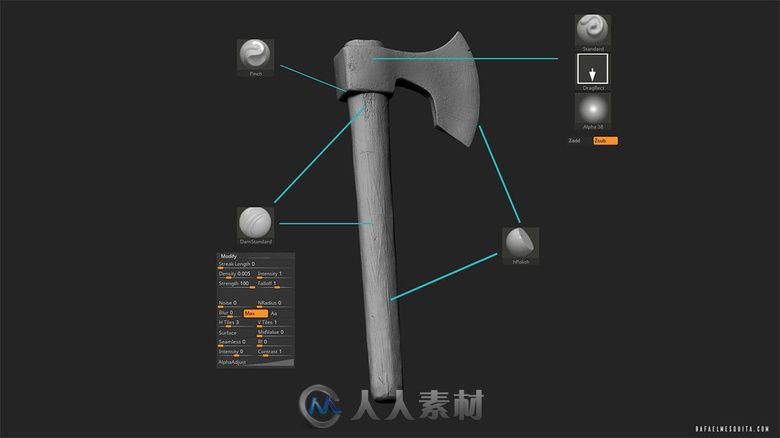 使用ZBrush雕刻“弗洛基维京人”的全过程解析 基础模型的创建至关重要