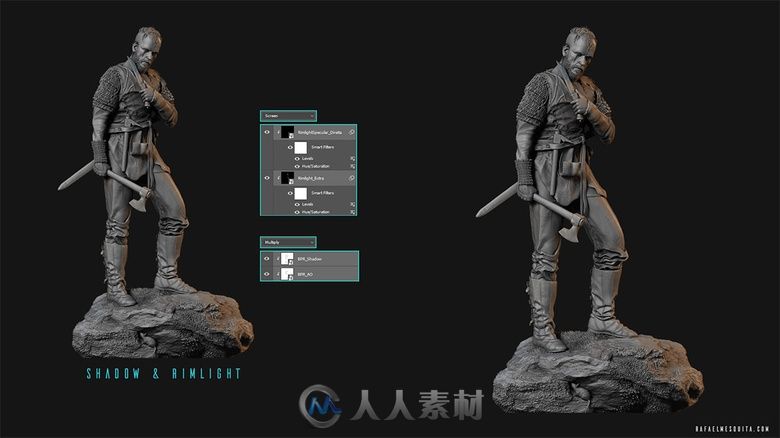 使用ZBrush雕刻“弗洛基维京人”的全过程解析 基础模型的创建至关重要