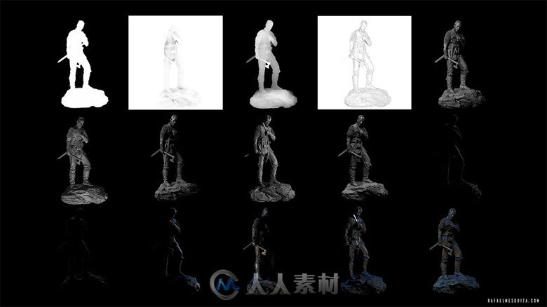 使用ZBrush雕刻“弗洛基维京人”的全过程解析 基础模型的创建至关重要