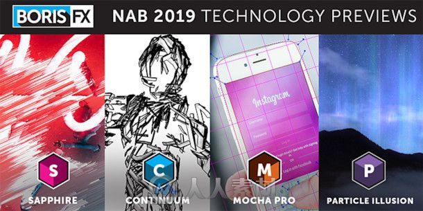 Boris FX公司正式发布了Mocha Pro 2019.5和Continuum 2019.5