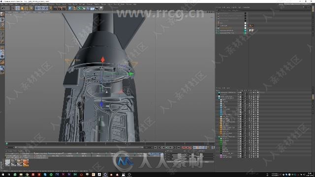 C4D与Octane科技胶囊场景建模与渲染视频教程