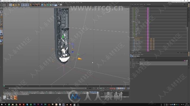 C4D与Octane科技胶囊场景建模与渲染视频教程