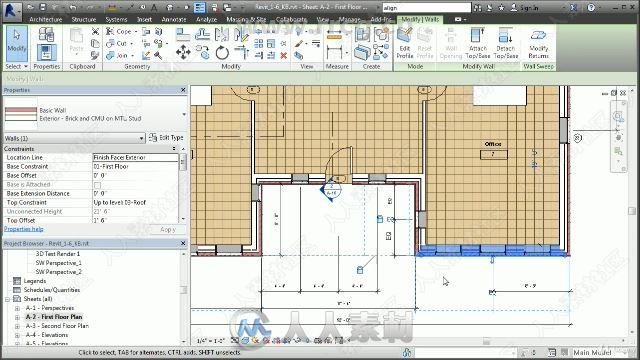 Revit Architecture中级培训课程视频教程