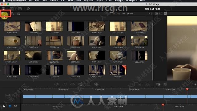DaVinci Resolve 16达芬奇剪辑工作流程视频教程