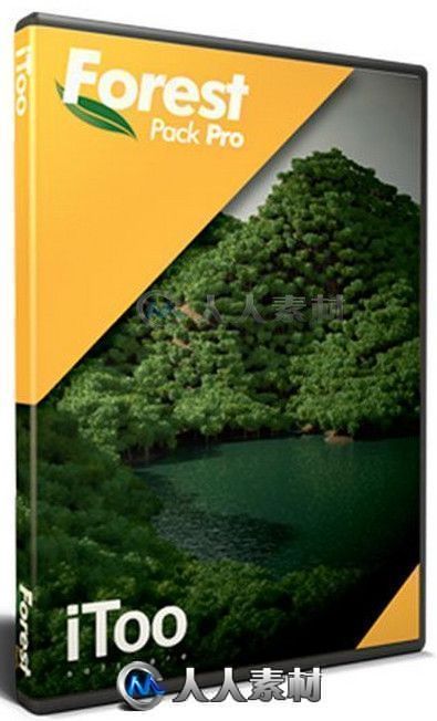 iToo Software ForestPack Pro森林草丛植物生成3dsmax 2020插件V6.2.1版