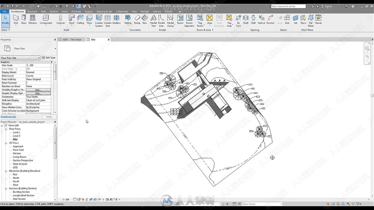 Revit 2020从入门到精通训练视频教程